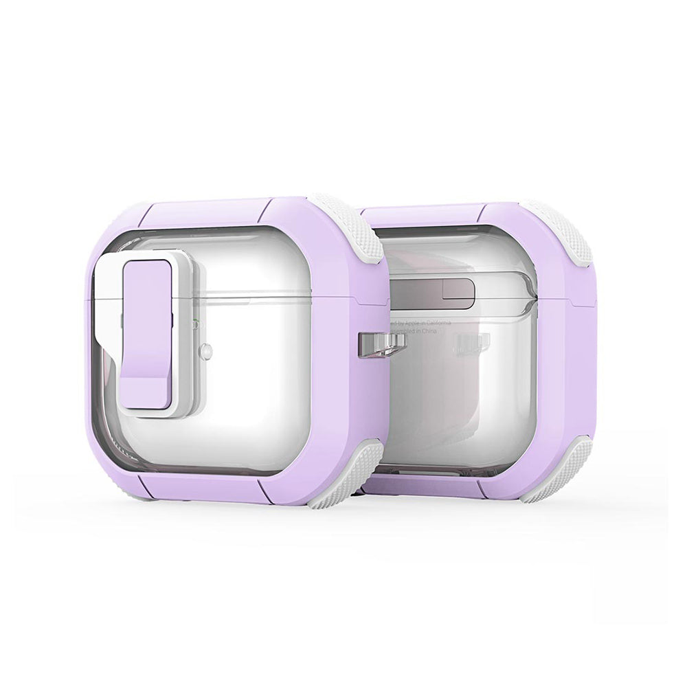 Dux Ducis - PECN Series Case - Apple AirPods 4 - Purple / White