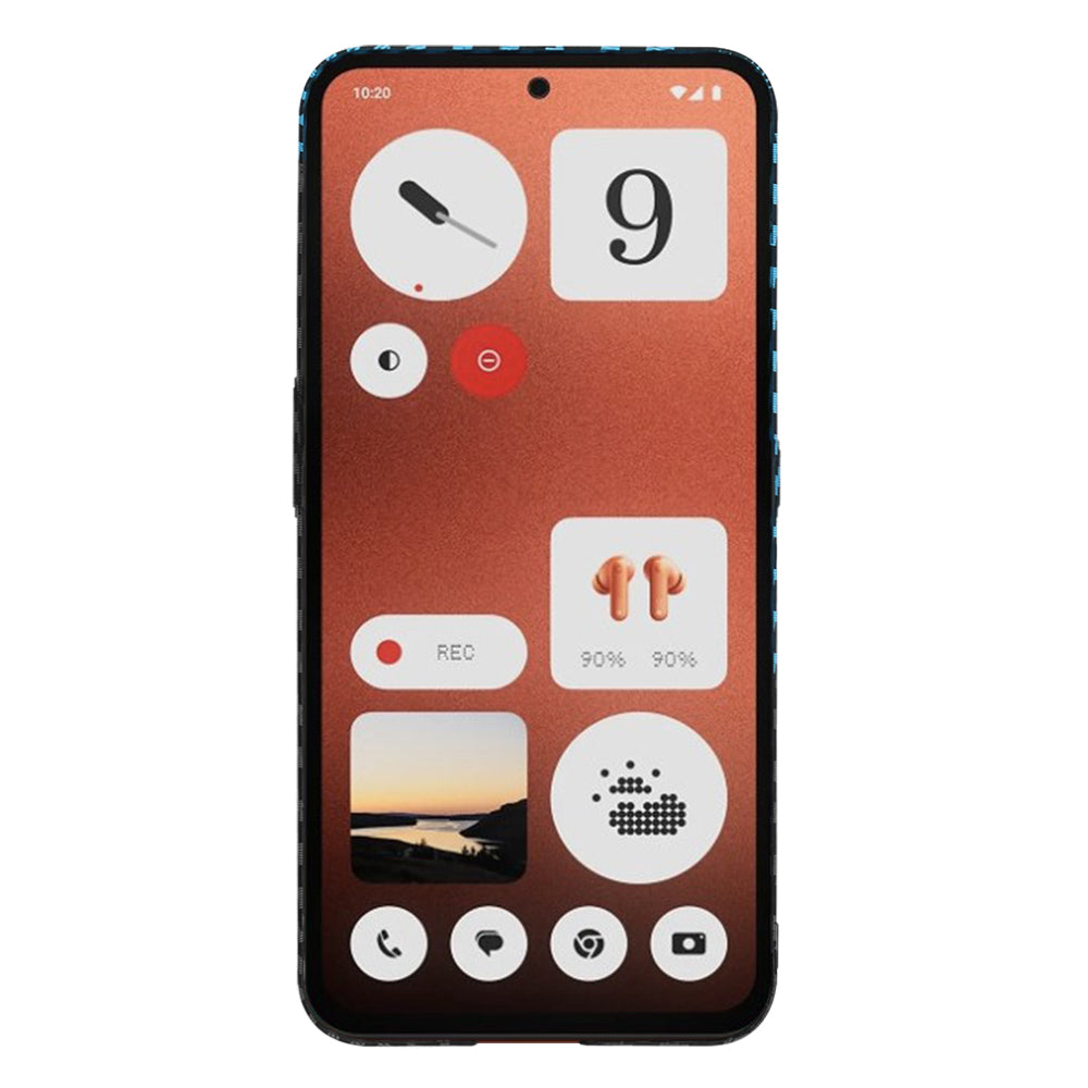 Techsuit - Carbonite FiberShell - Nothing CMF Phone 1 - Blue Pulse