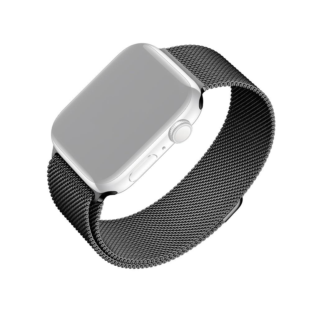 Fixed - Mesh Strap 32mm - Apple Watch 1/2/3/4/5/6/7/8/9/10/SE/SE 2 (38/40/41/42mm) - Black