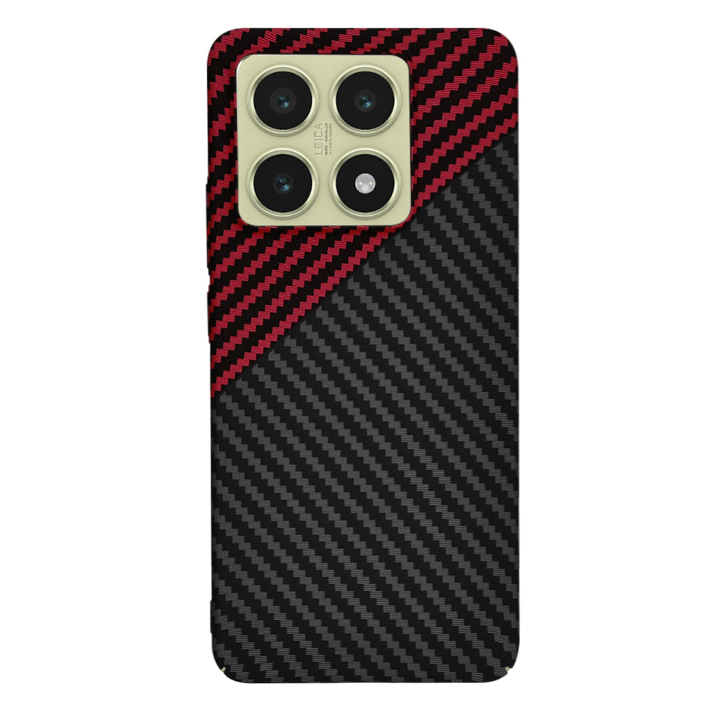 Techsuit - Carbonite FiberShell - Xiaomi 14T - Red Vortex