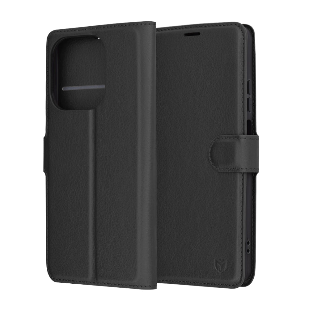 Techsuit - Leather Folio - Oppo A40 4G / A60 5G - Black