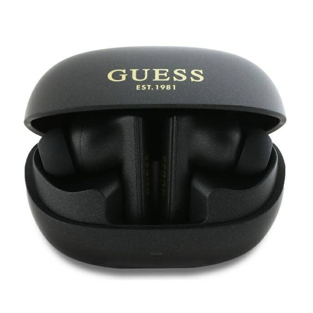 Guess - Wireless Earbuds Capsule Printed Logo (GUTWST88MCTGK) - In-Ear, Bluetooth, TWS - Black