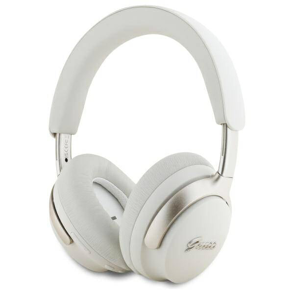 Guess - Wireless Headphones Metal Script Logo (GUBHC22PSFCSME) - Bluetooth, ANC, On-ear - Beige