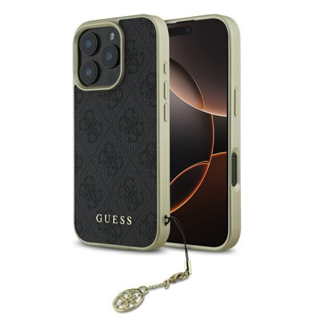 Guess - Hardcase 4G Charms Collection (GUHCP16XGF4GGR) - iPhone 16 Pro Max - Black