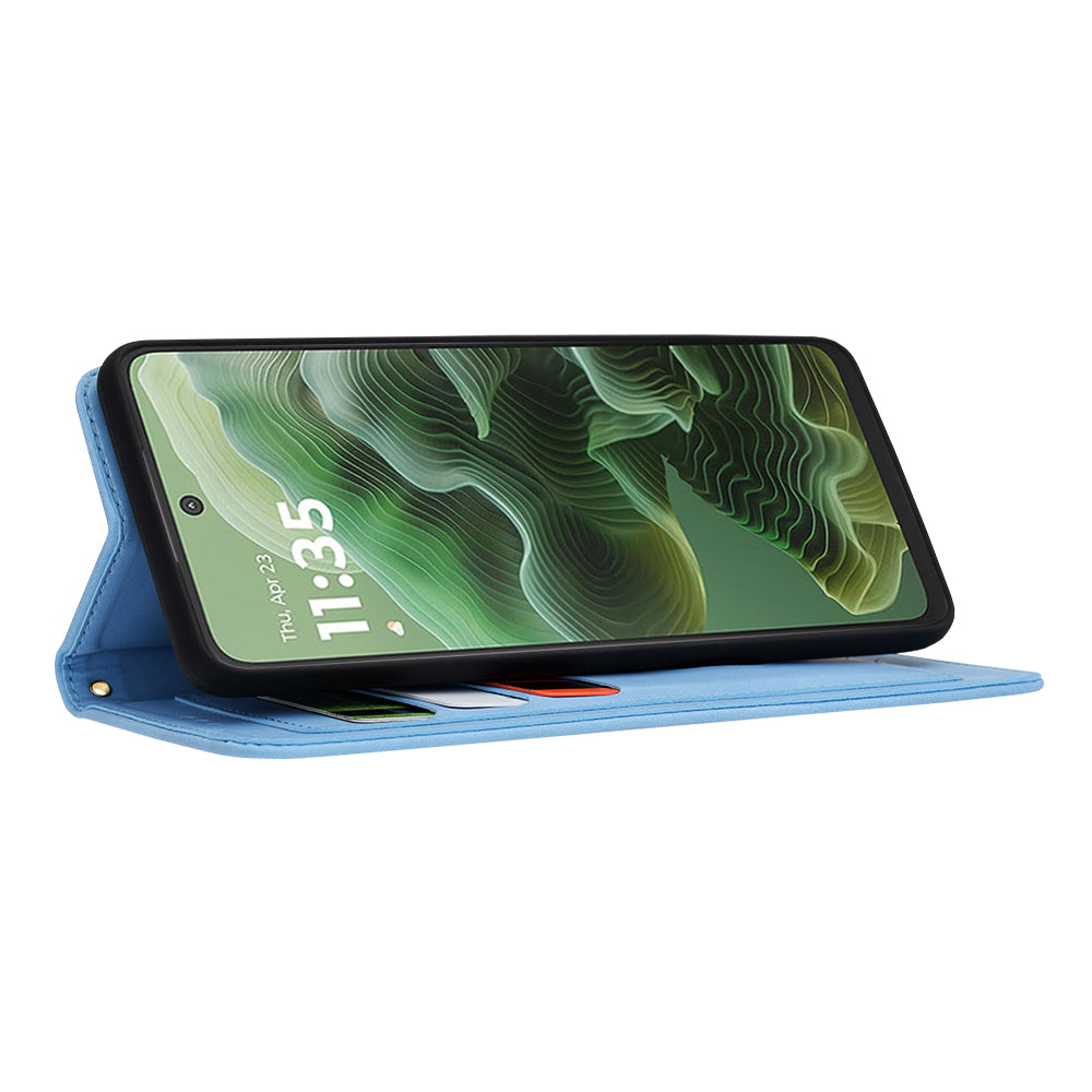 Techsuit - FlipCraft - Motorola Moto G35 - Vibrant Blue