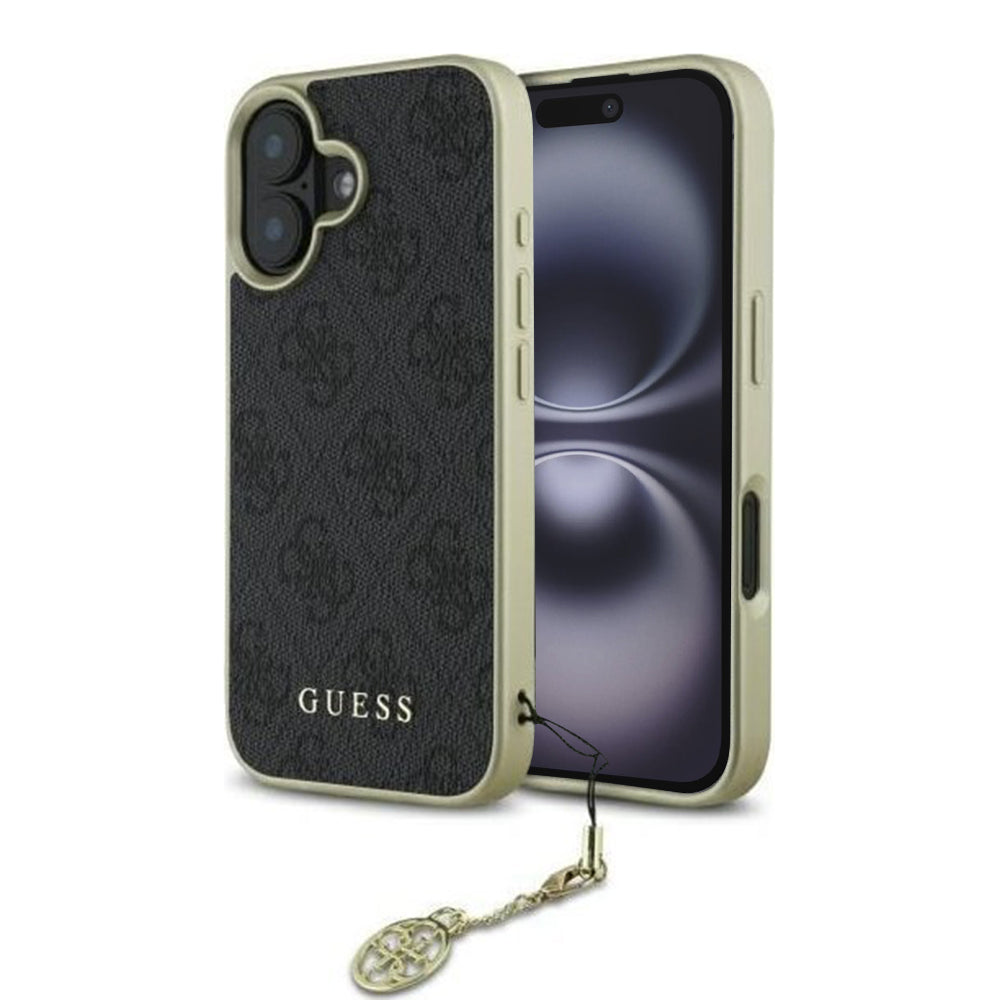 Guess - Hardcase 4G Charms Collection (GUHCP16MGF4GGR) - iPhone 16 Plus - Black