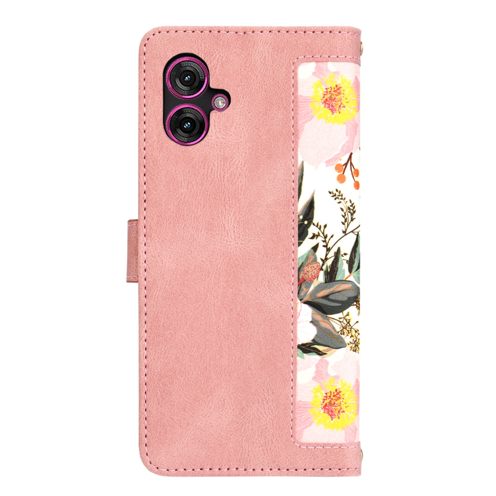Techsuit - FlipCraft - Motorola Moto G55 - Sweetheart Pink