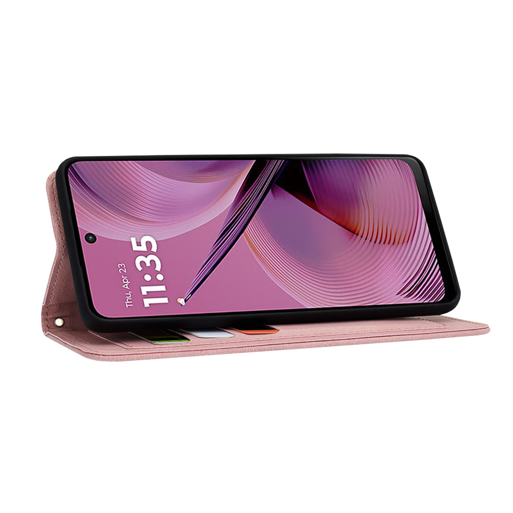 Techsuit - FlipCraft - Motorola Moto G55 - Sweetheart Pink