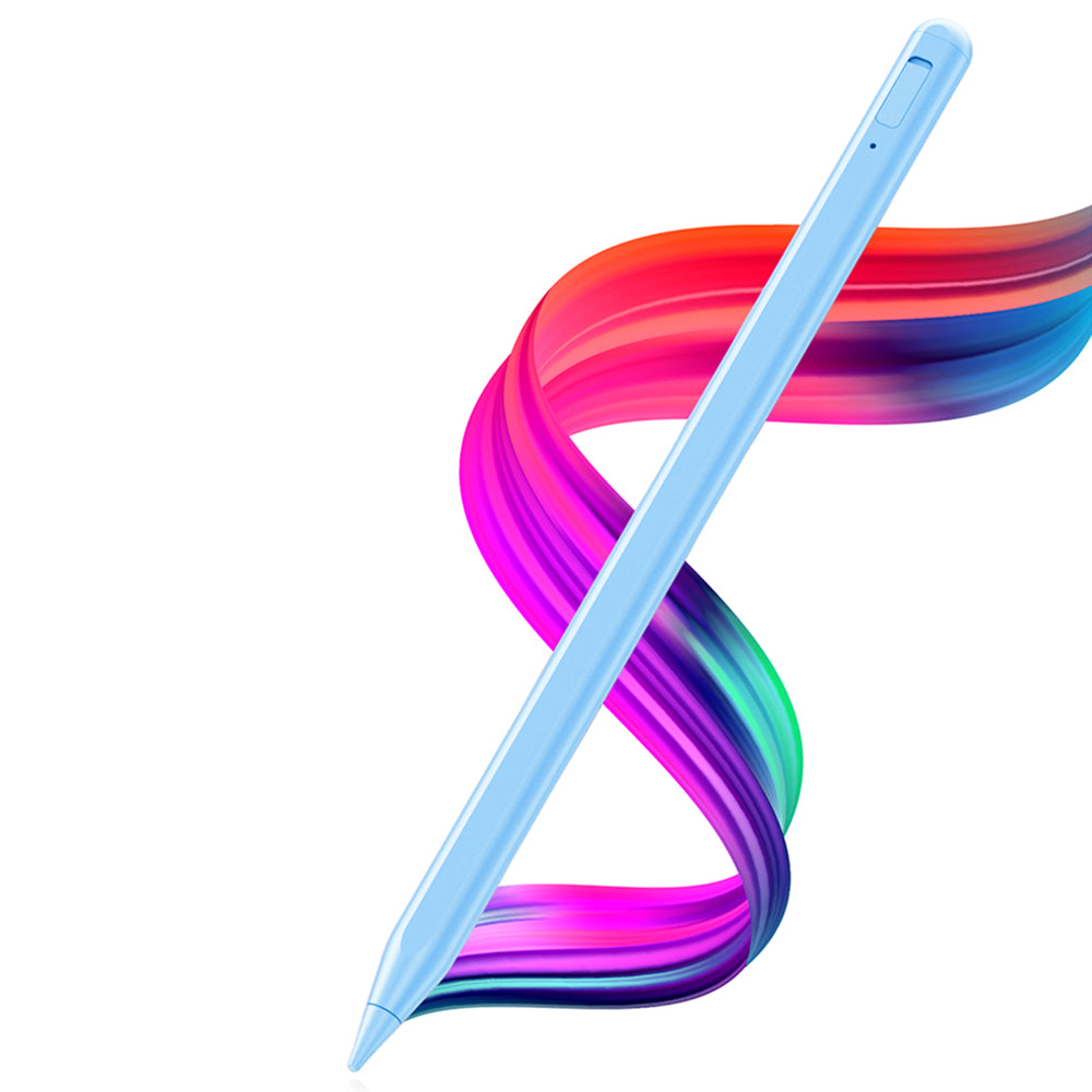 Techsuit - Τεχνολογία > Αξεσουάρ Κινητών > Γραφίδες Αφής (AC10SH) - for iPad, Bluetooth, Type-C, 125mAh, Palm Rejection, Replaceable Apple Nib - Serenity Blue