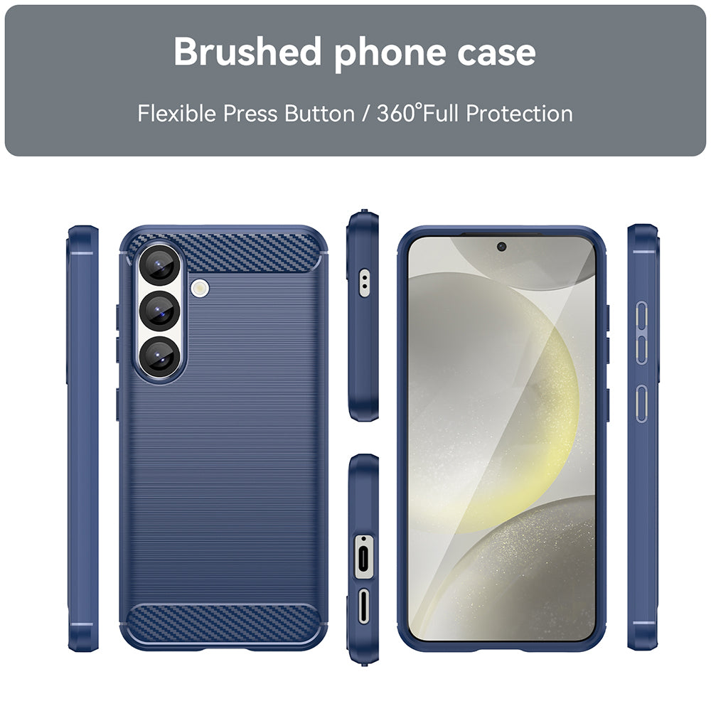 Techsuit - Carbon Silicone - Galaxy S25 Plus - Blue