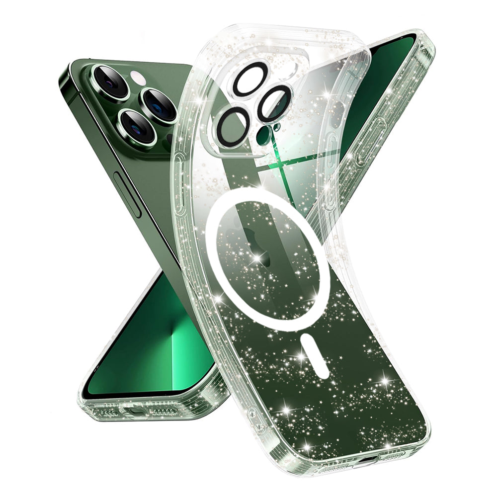 Techsuit - SparkleSkin MagSafe Series - iPhone 13 Pro - Clear