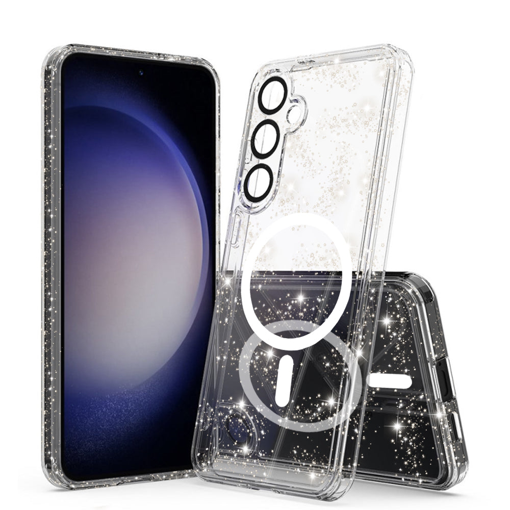 Techsuit - SparkleSkin MagSafe Series - Samsung Galaxy S24 - Clear