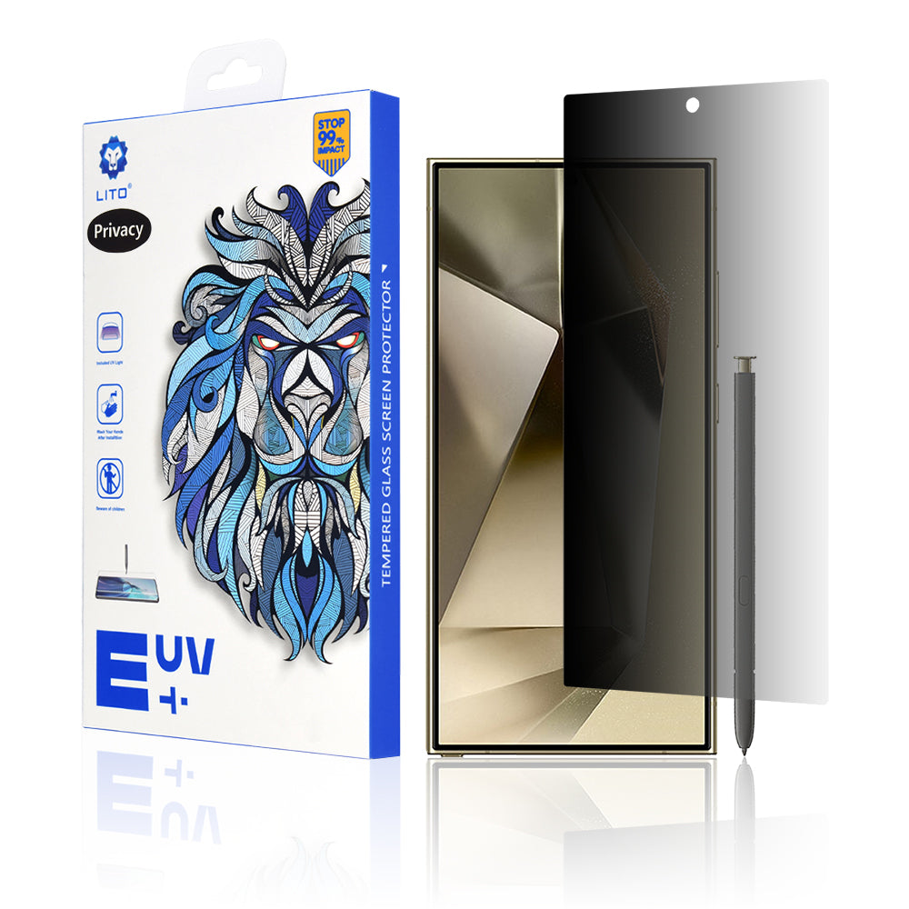 Lito - 3D UV Glass - Samsung Galaxy S24 Ultra - Privacy