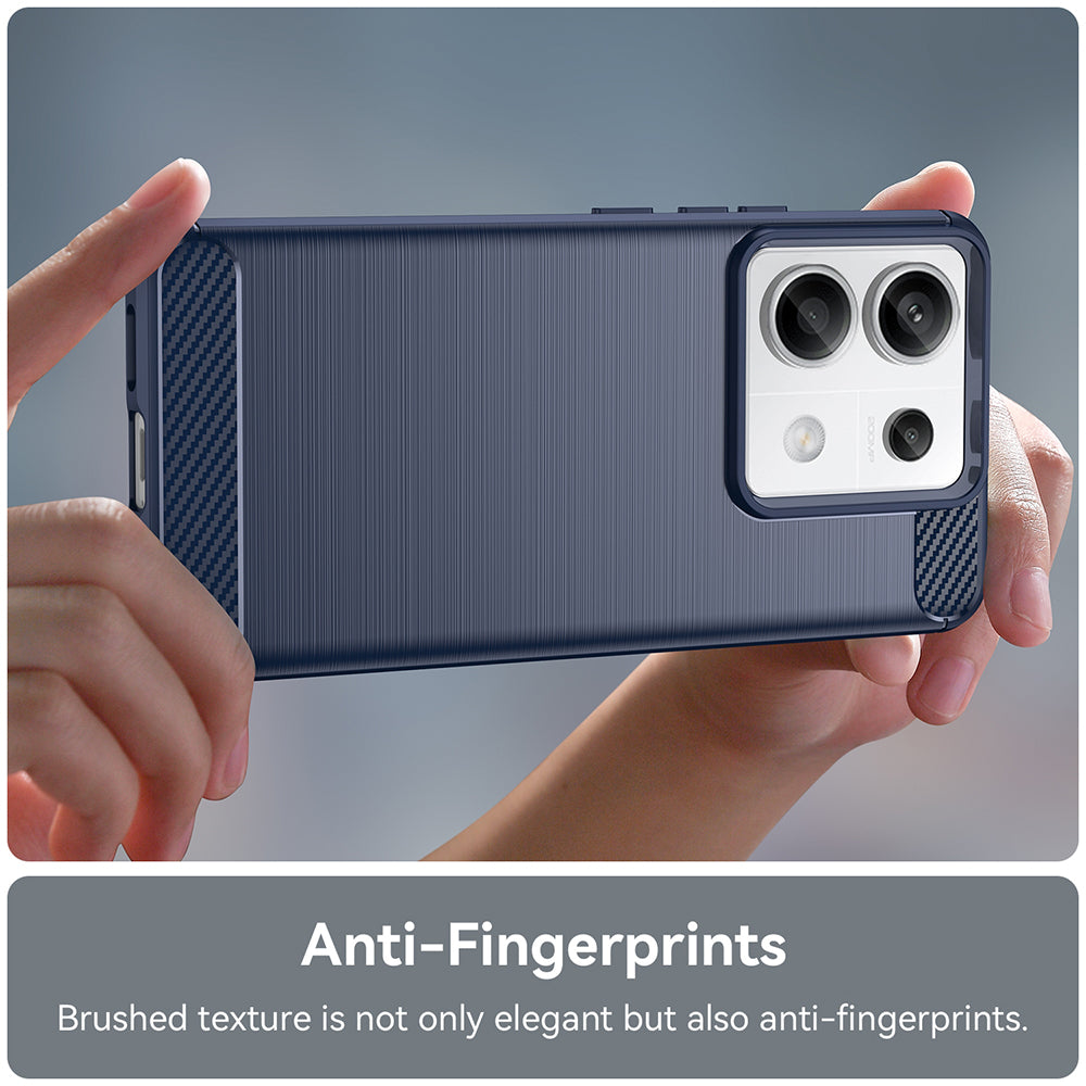 Techsuit - Carbon Silicone - Xiaomi Redmi Note 14 5G - Blue
