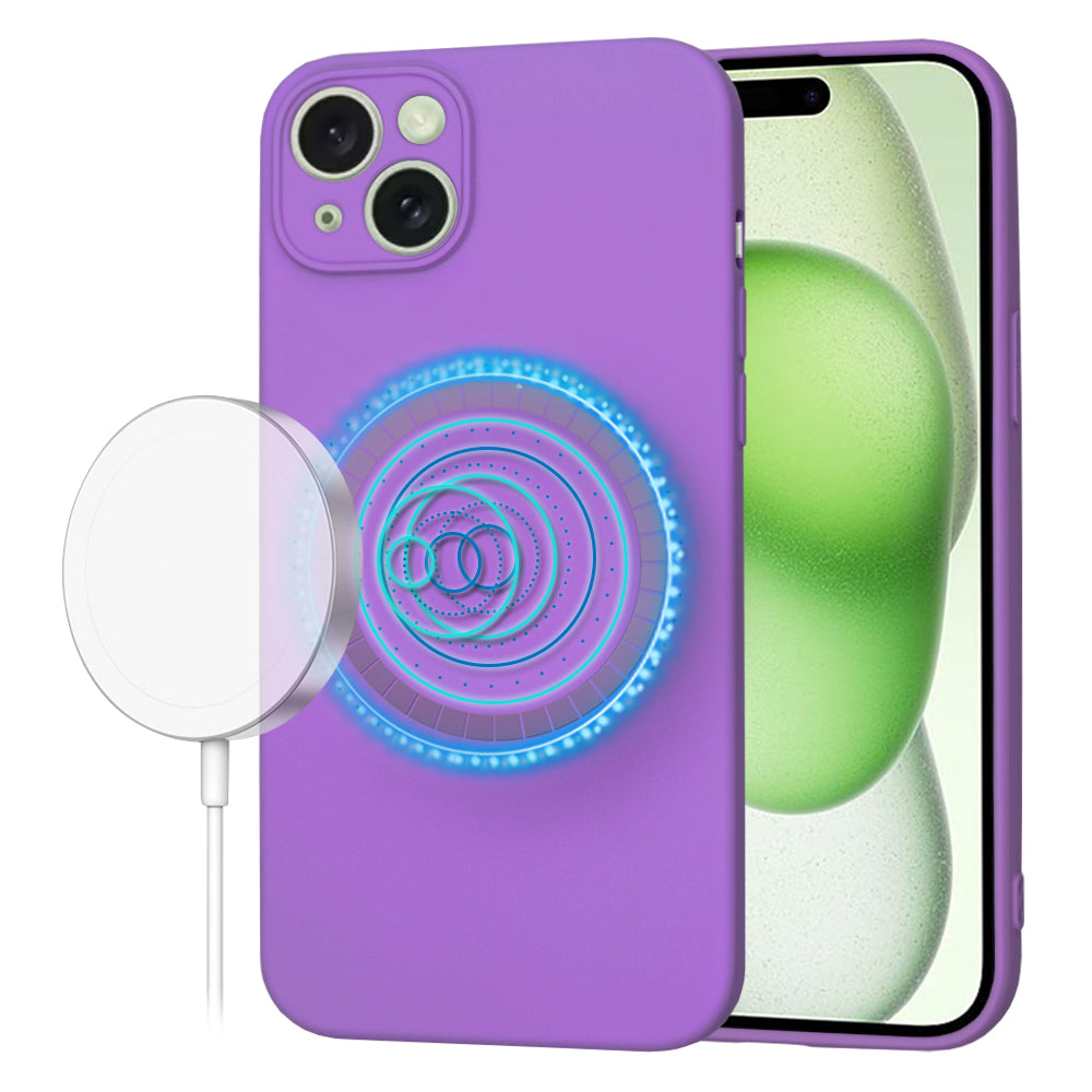 Techsuit - SoftFlex MagSafe - iPhone 15 Plus - Purple
