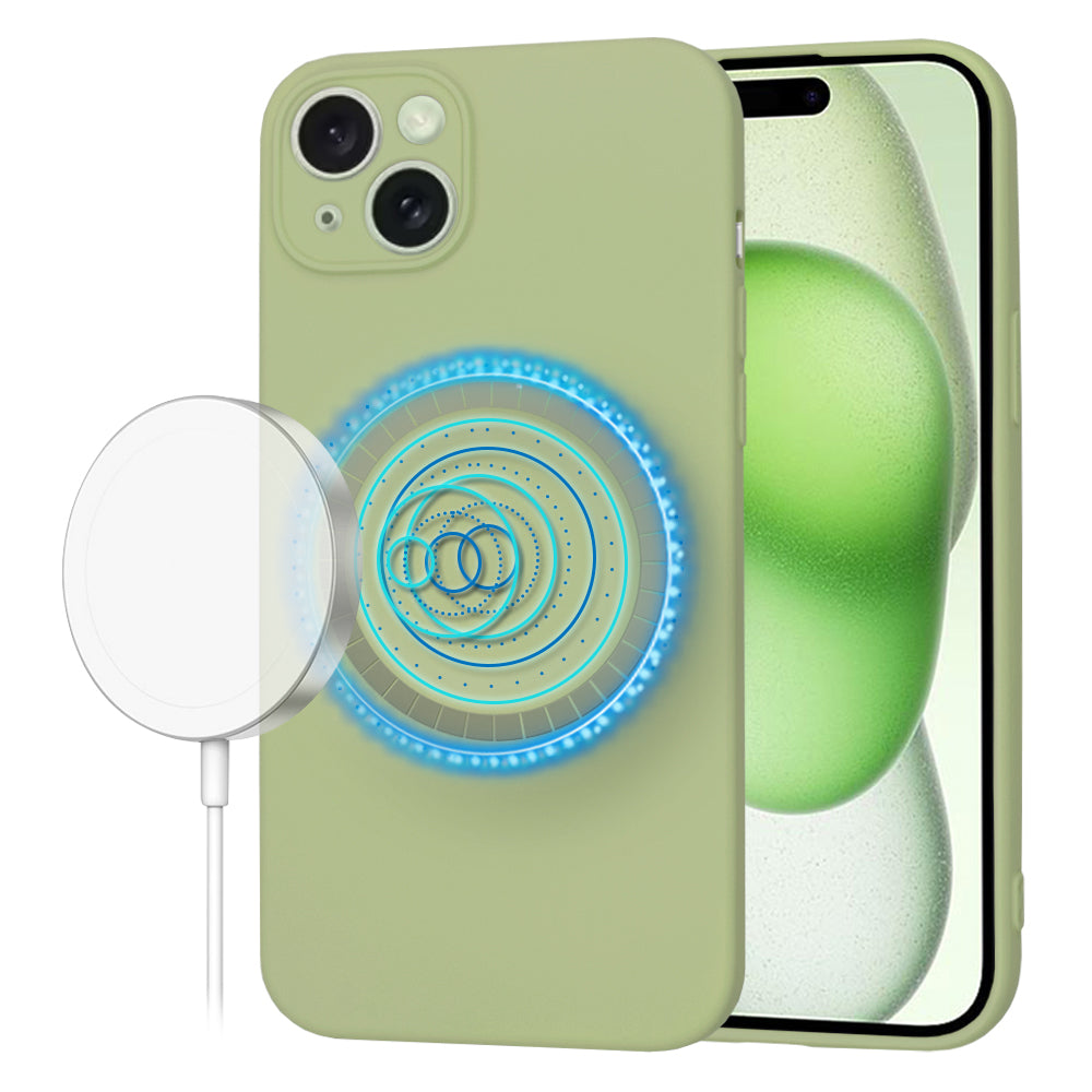 Techsuit - SoftFlex MagSafe - iPhone 15 Plus - Matcha