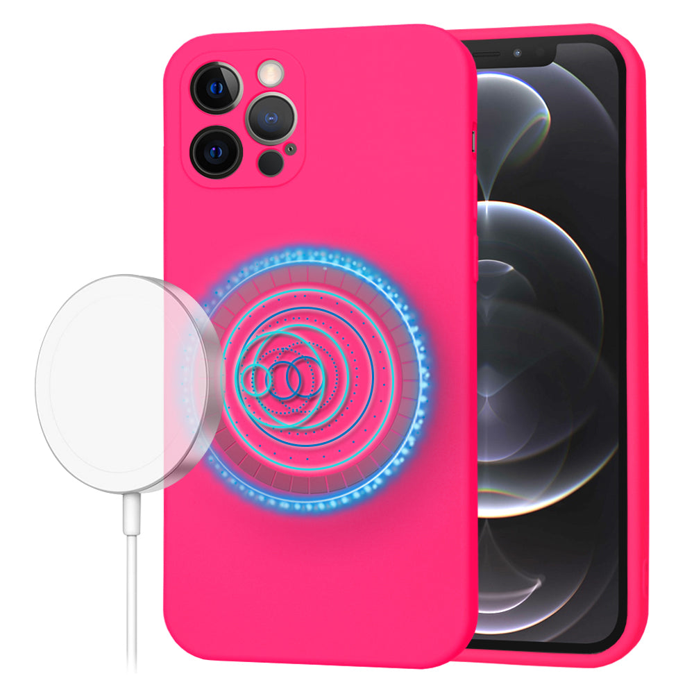 Techsuit - SoftFlex MagSafe - iPhone 12 Pro - Hot Pink