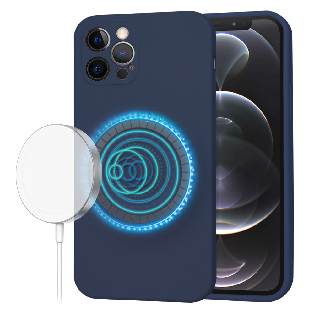Techsuit - SoftFlex MagSafe - iPhone 12 Pro - Navy Blue
