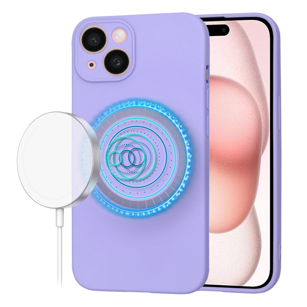 Techsuit - SoftFlex MagSafe - iPhone 15 - Light Purple
