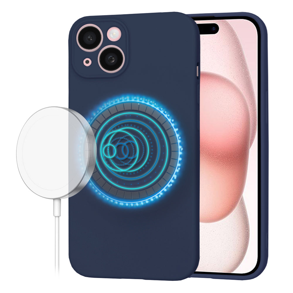 Techsuit - SoftFlex MagSafe - iPhone 15 - Navy Blue