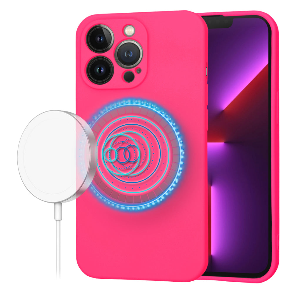 Techsuit - SoftFlex MagSafe - iPhone 13 Pro - Hot Pink