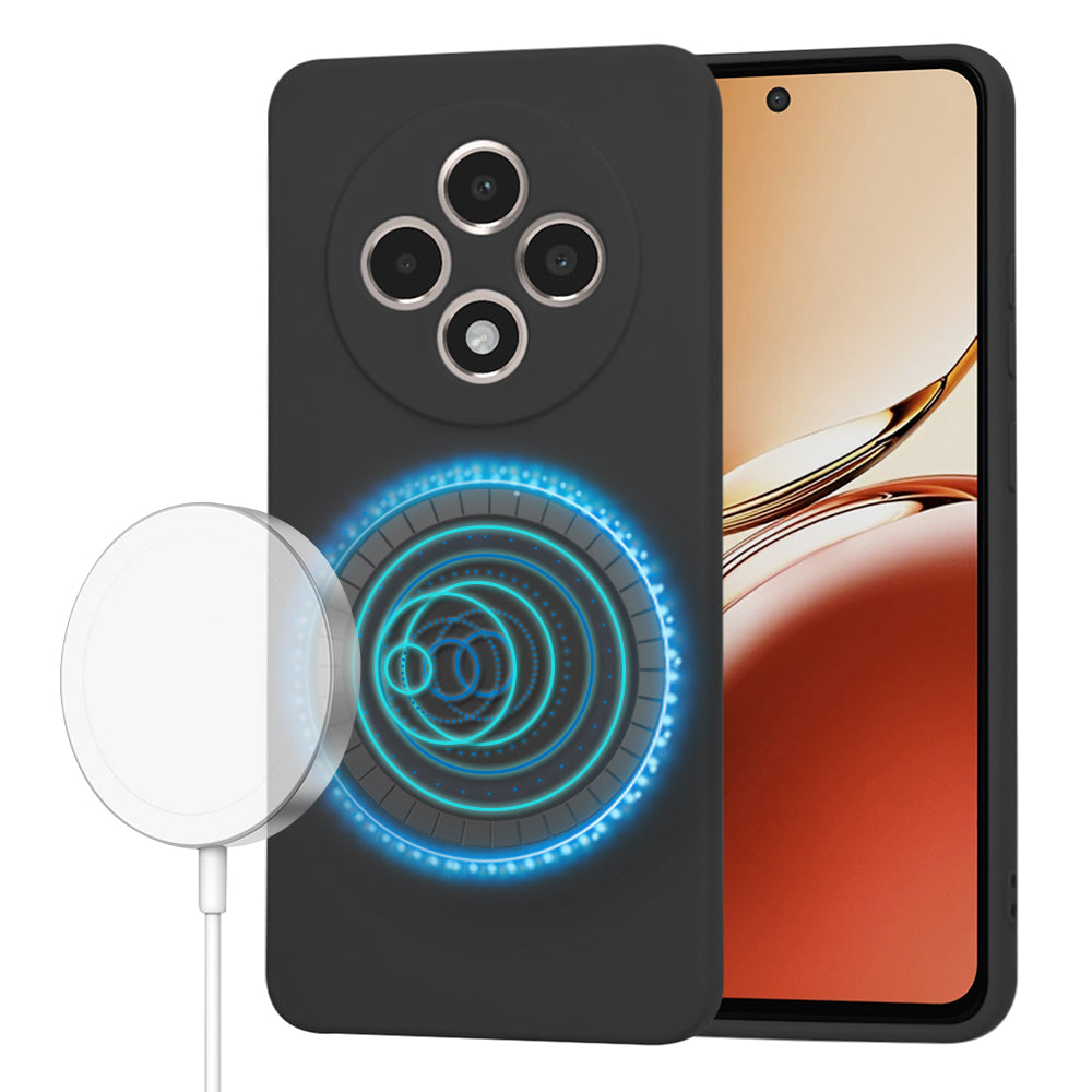 Techsuit - SoftFlex MagSafe - Oppo Reno12 F 4G / Reno12 F 5G / Reno12 FS 4G / Reno12 FS 5G - Black