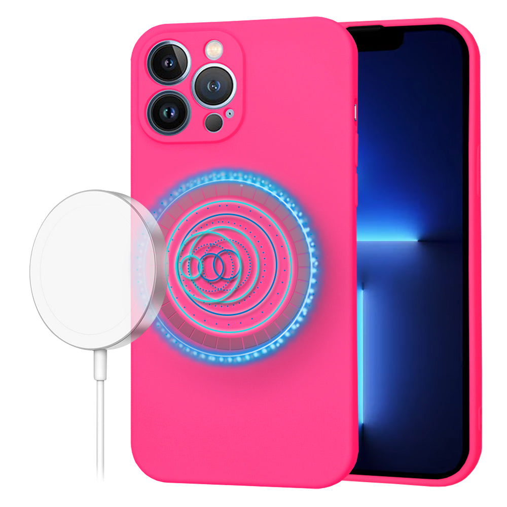 Techsuit - SoftFlex MagSafe - iPhone 13 Pro Max - Hot Pink