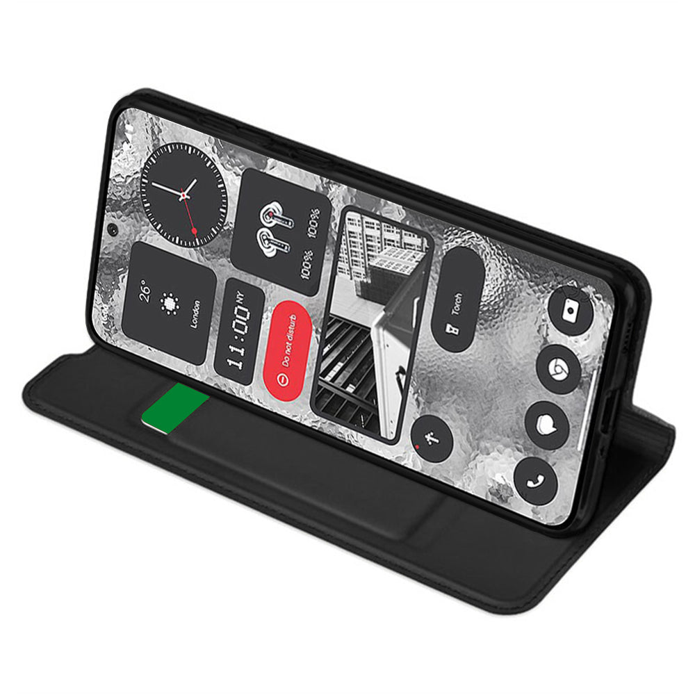 Techsuit - Magskin Book - Nothing Phone (2) - Black