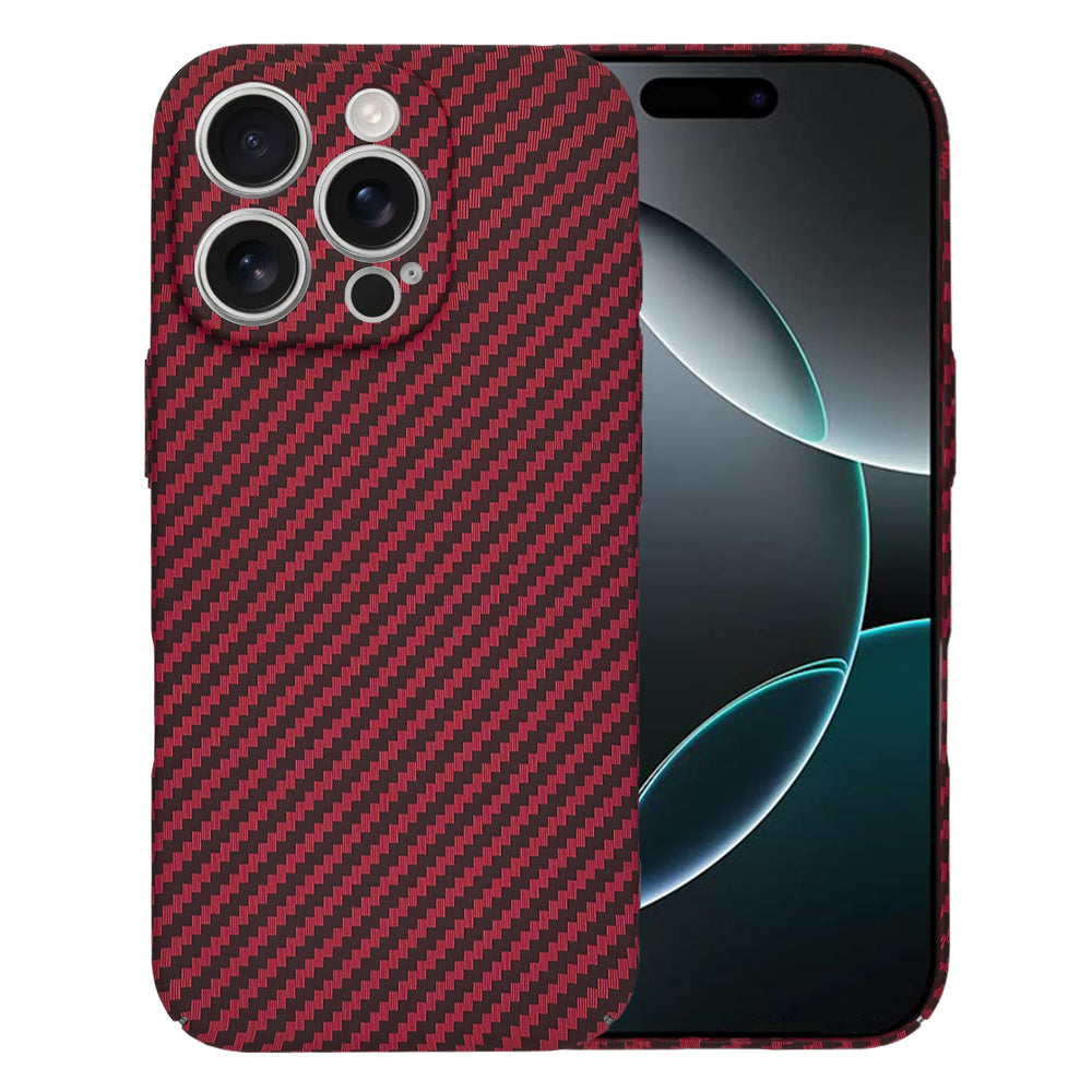 Techsuit - Carbonite FiberShell - iPhone 16 Pro - Red