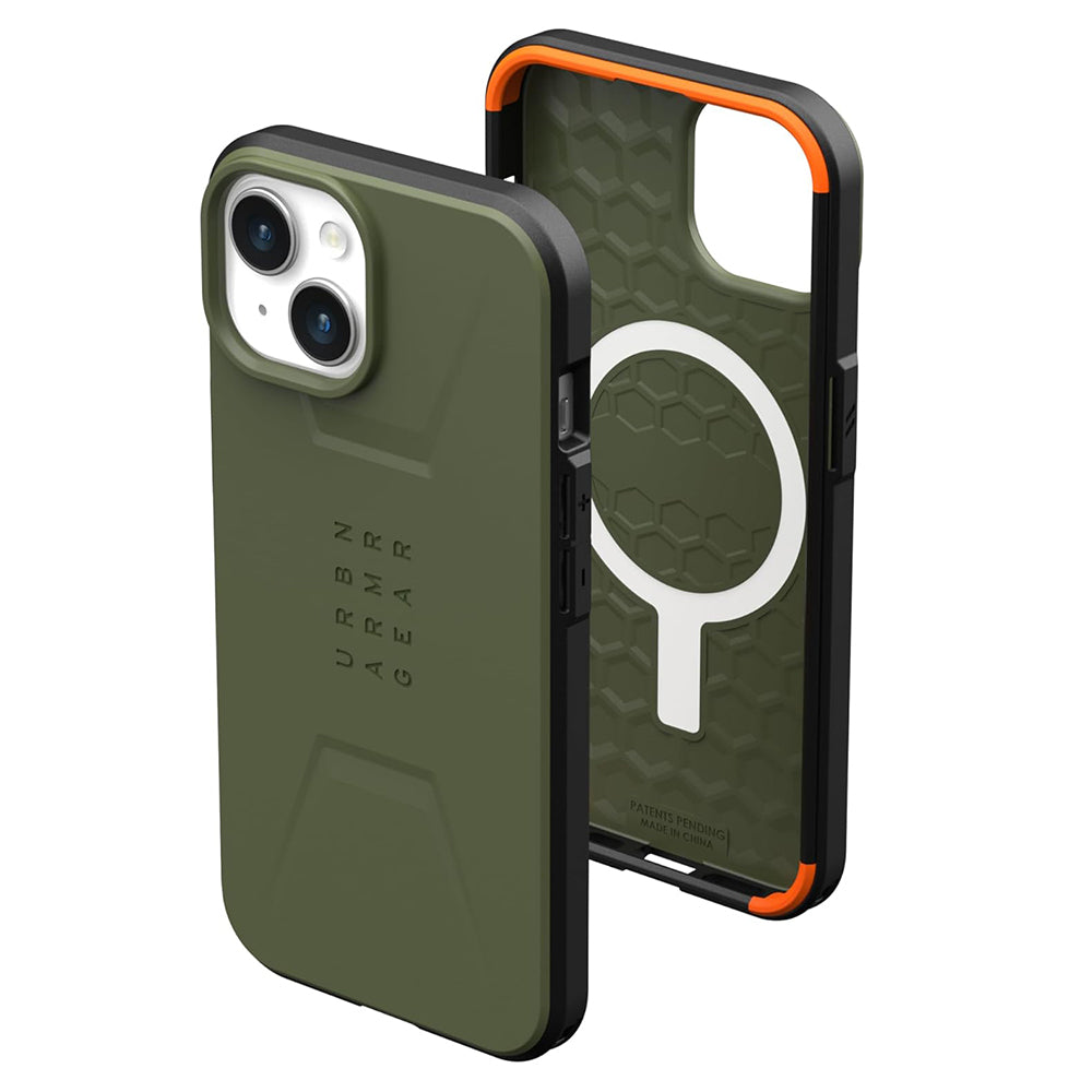 UAG - Civilian MagSafe - iPhone 15 Plus - Olive Drab