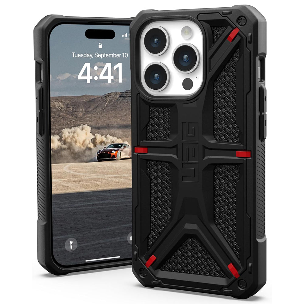 UAG - Monarch - iPhone 15 Pro - Kevlar Black