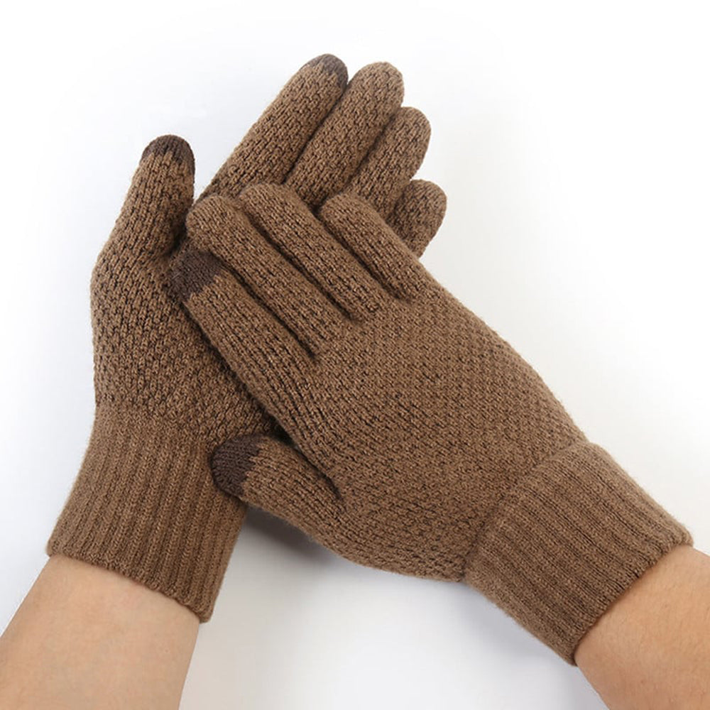 Techsuit - Gloves (ST0013) - from Acrylic, Size 22cm - Coffee