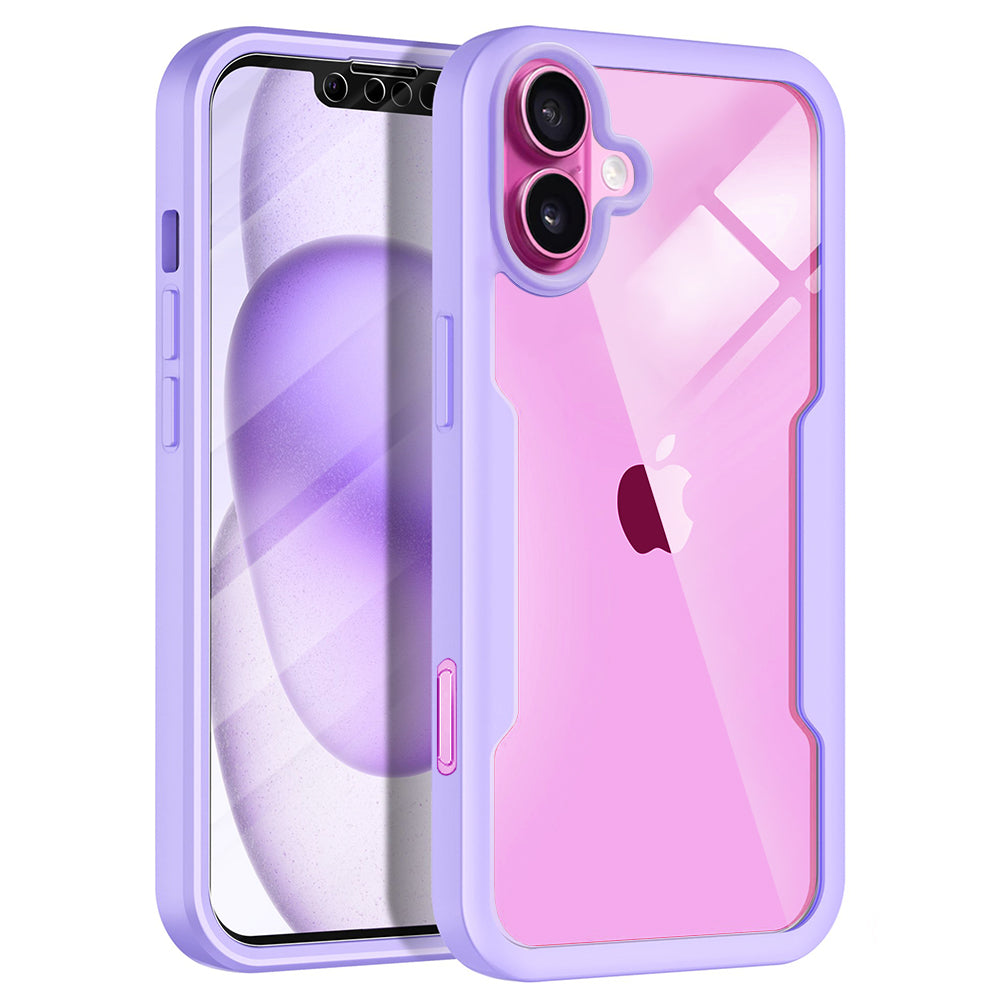 Techsuit - ColorVerse 360 Series + Screen Protector - iPhone 16 Plus - Purple
