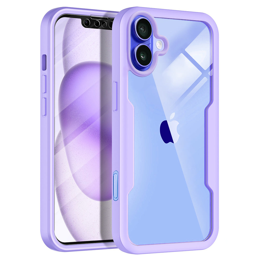 Techsuit - ColorVerse 360 Series + Screen Protector - iPhone 16 - Purple
