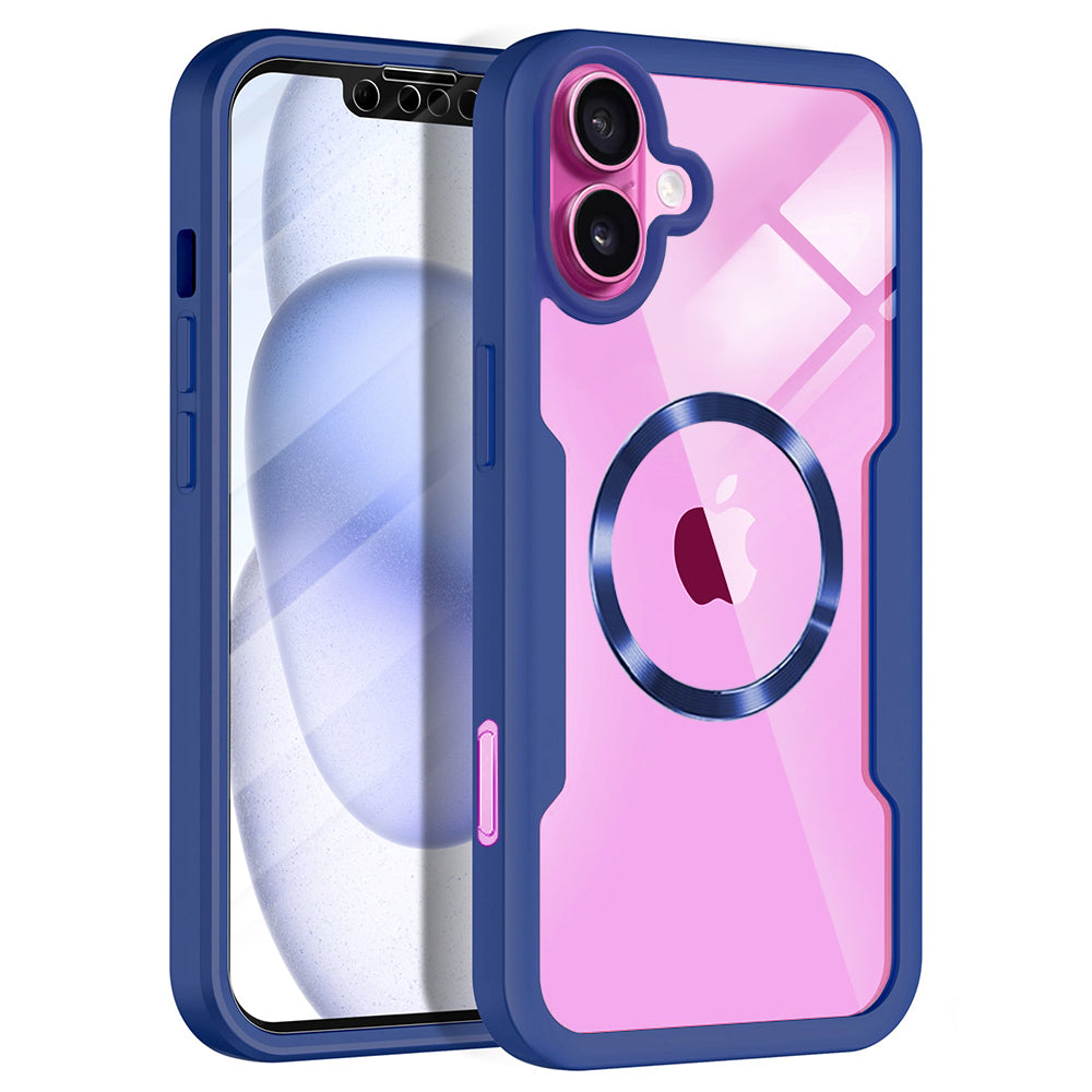 Techsuit - ColorVerse 360 MagSafe Series + Screen Protector - iPhone 16 Plus - Blue