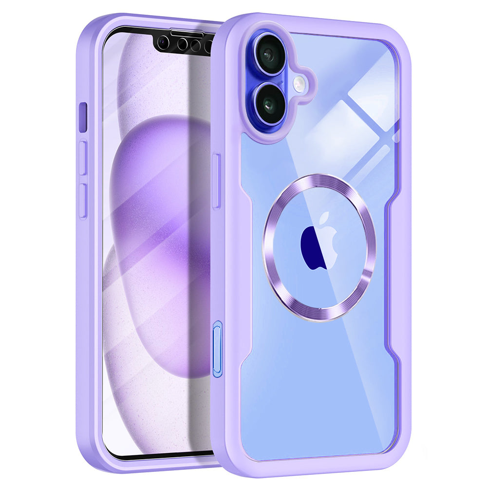 Techsuit - ColorVerse 360 MagSafe Series + Screen Protector - iPhone 16 - Purple