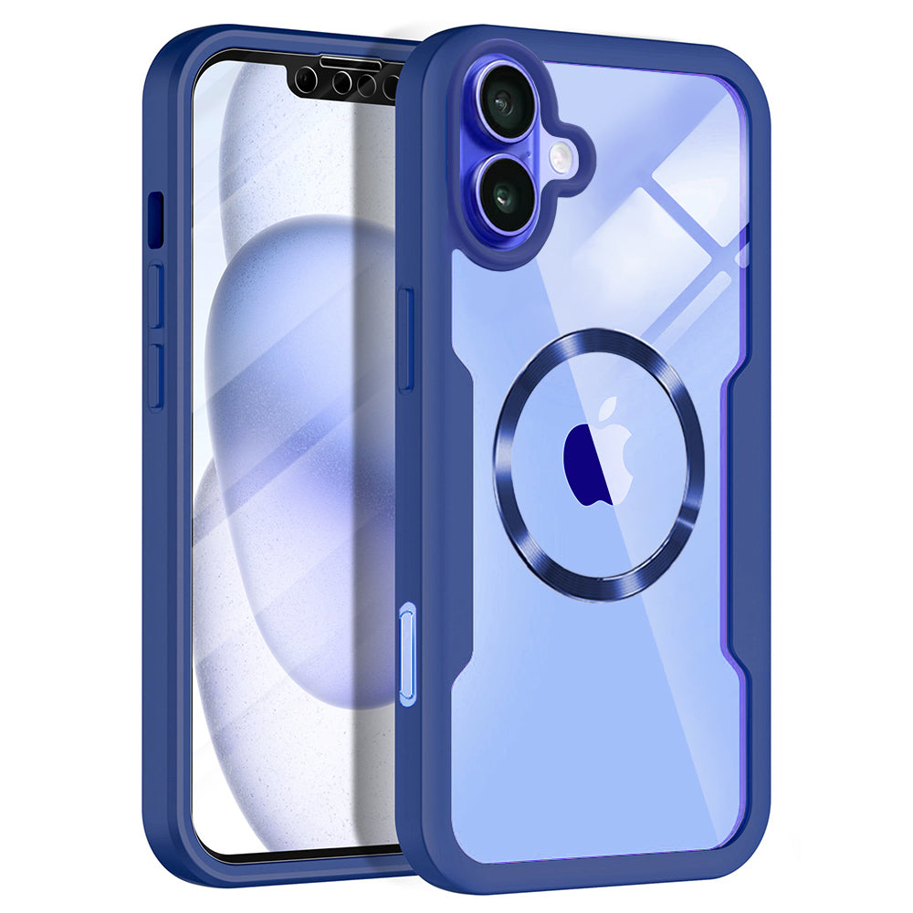 Techsuit - ColorVerse 360 MagSafe Series + Screen Protector - iPhone 16 - Blue