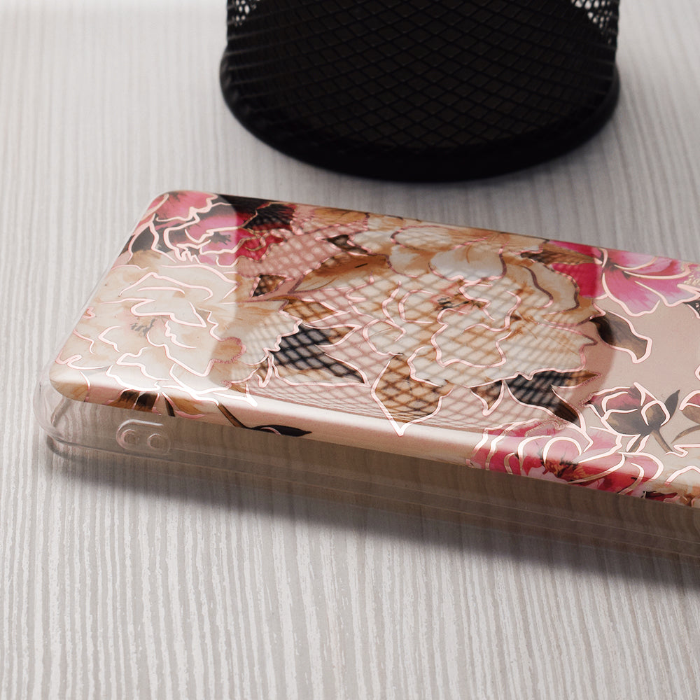 Techsuit - Marble Series - Honor X7b / X7b 5G / 90 SMART - Mary Berry Nude