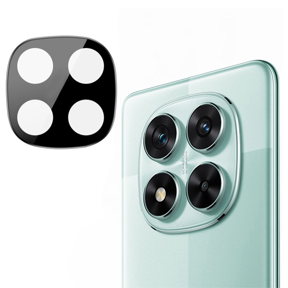 Techsuit - Full Camera Glass - Xiaomi Redmi Note 14 Pro 5G / Poco X7 - Black
