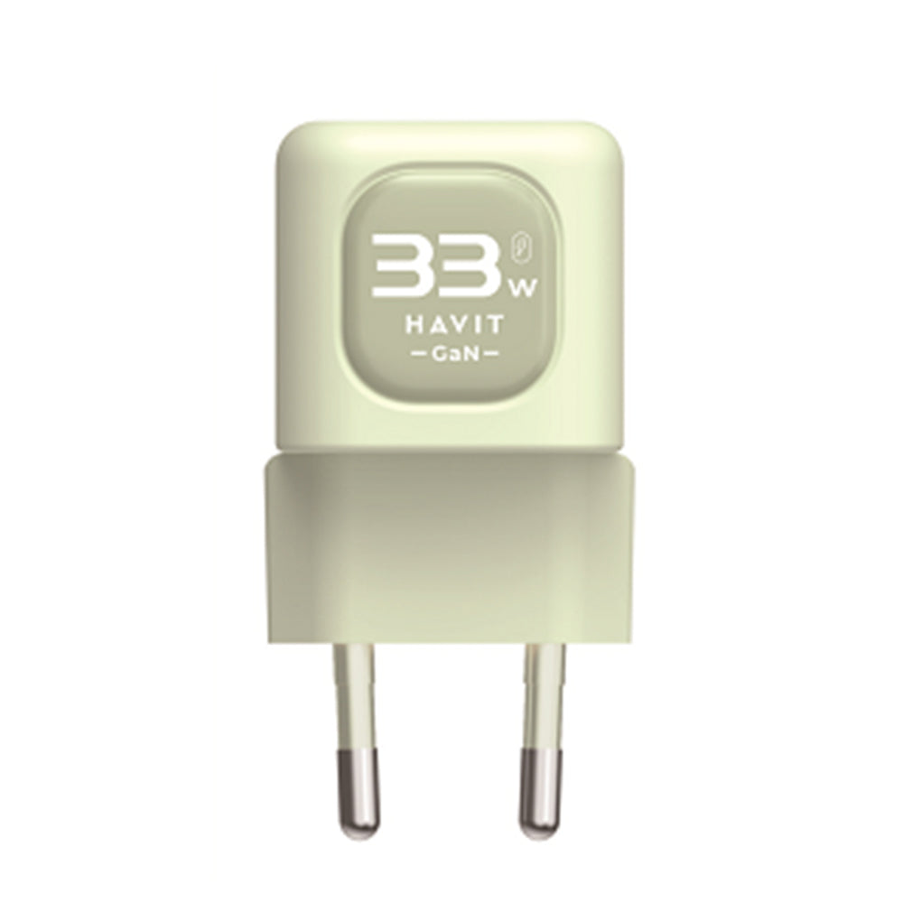 Havit - Wall Charger (UC230 EU) - Type-C, USB, 33W - Green