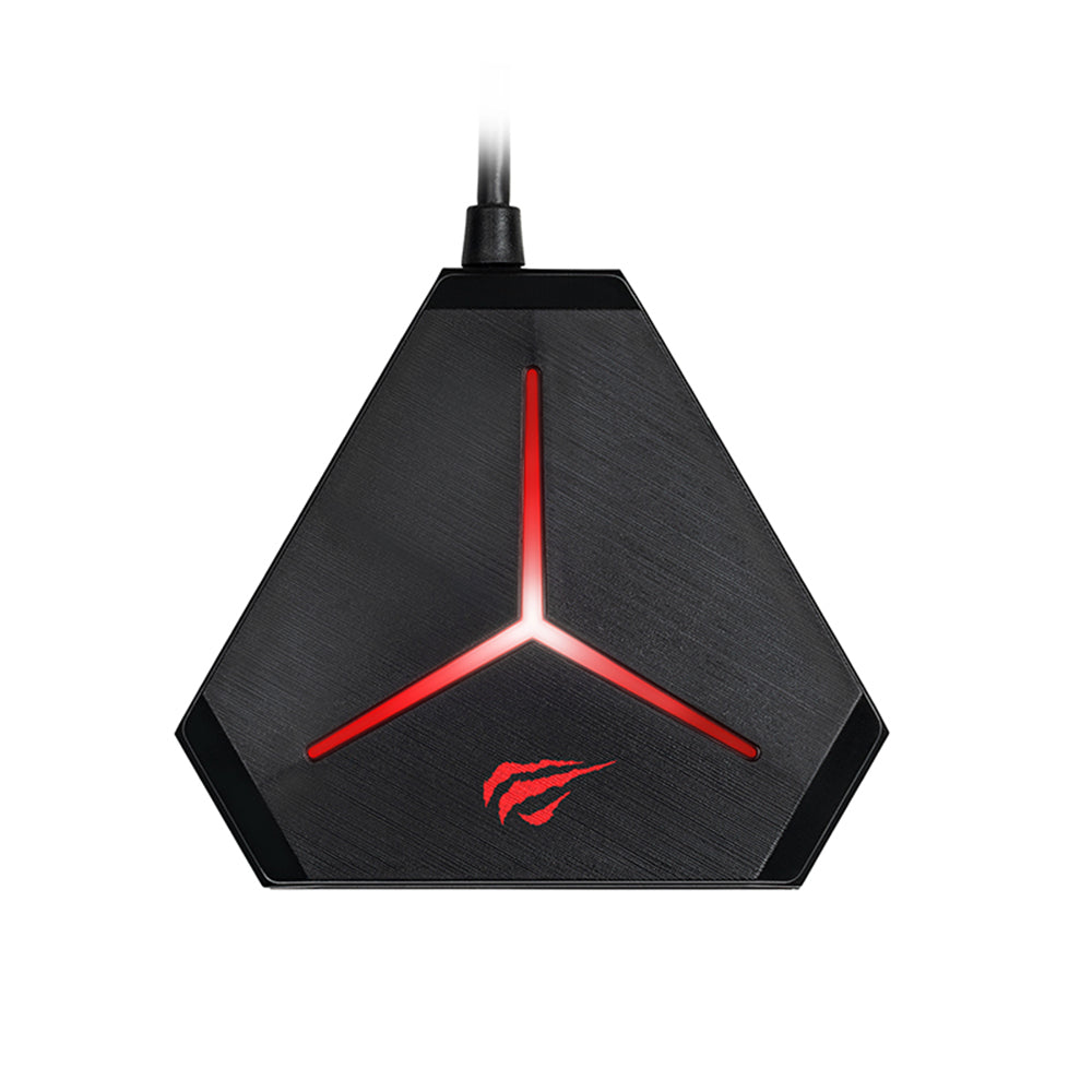 Havit - Docking Station (H95) - 3x USB 3.0, 3x USB 2.0, 2x Jack 3.5mm, SD/TF, 5V - Black