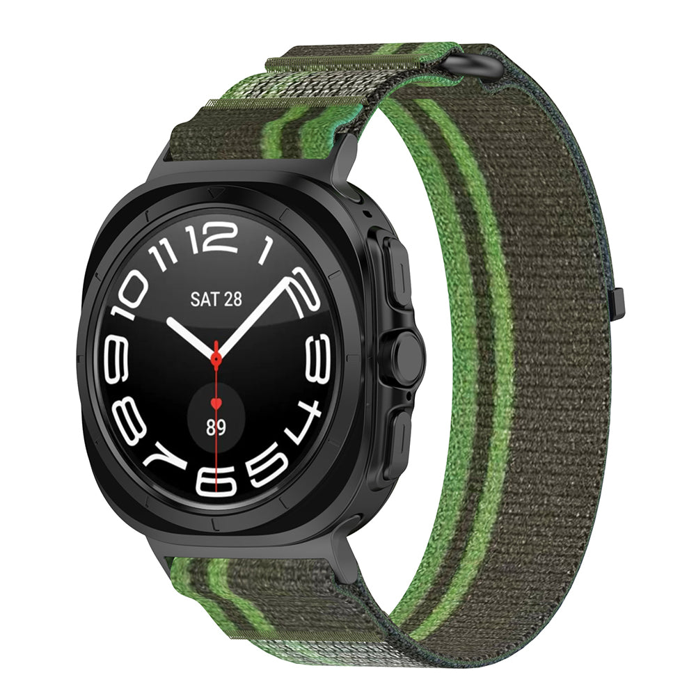 Techsuit - Watchband (W054) - Samsung Galaxy Watch UltraÂ 47mm / Watch Ultra 2 - Dark Green / Gray