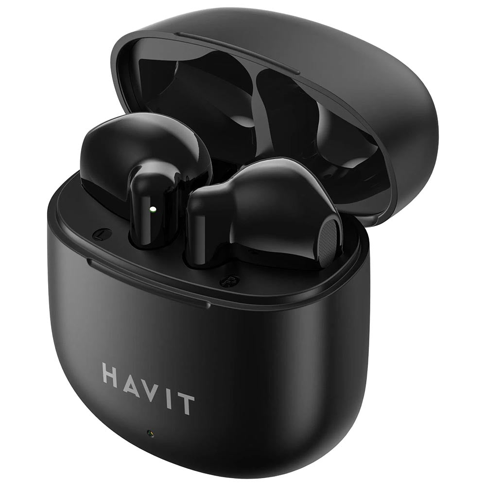 Havit - Wireless Earbuds (TW976) - with Microphone, Bluetooth 5.3, True Wireless Stereo, Type-C, 300mAh - Black