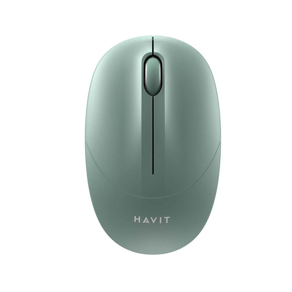 Havit - Wireless Mouse (MS54GT) - 2.4GHz, 1600 DPI, ABS, PC, AA Battery - Green
