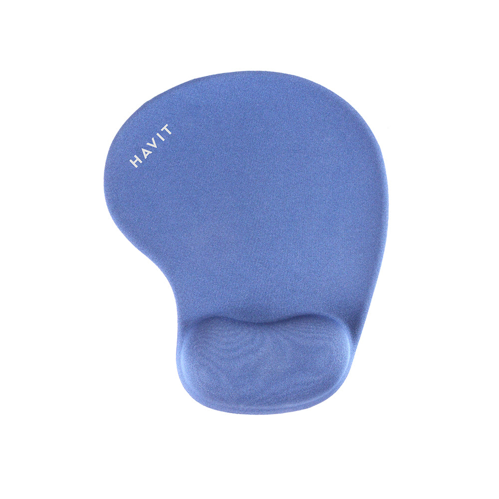 Havit - Mouse Pad (MP802) - for Gaming, Non-Slip Rubber Base, Silicone Wrist Pads, Textil - Dark Blue