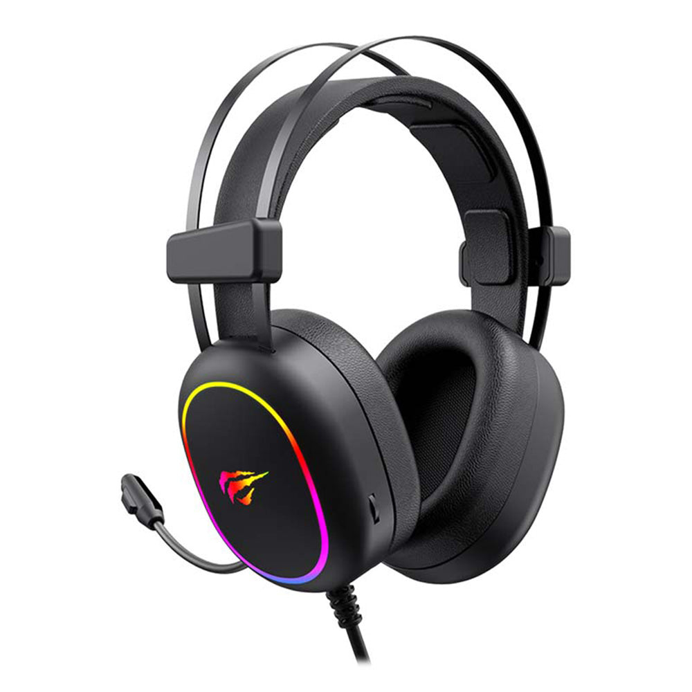 Havit - Gaming Headphones Gamenote H2016d -  for Gaming, with Microphone, RGB, USB, Jack 3.5mm - Black