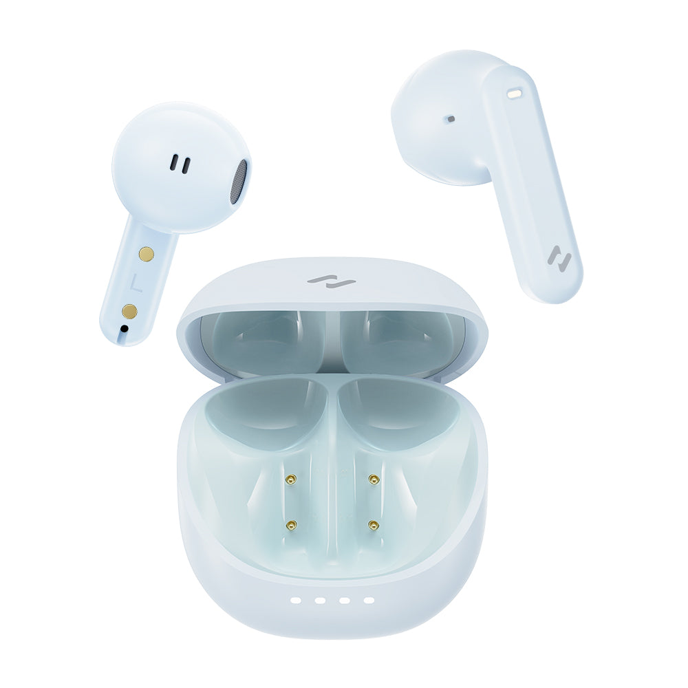 Havit - Wireless Earbuds (TW931) - Bluetooth 5.4, Half in-ear, Microphone, TWS, ENC, Type-C, 300mAh - Blue