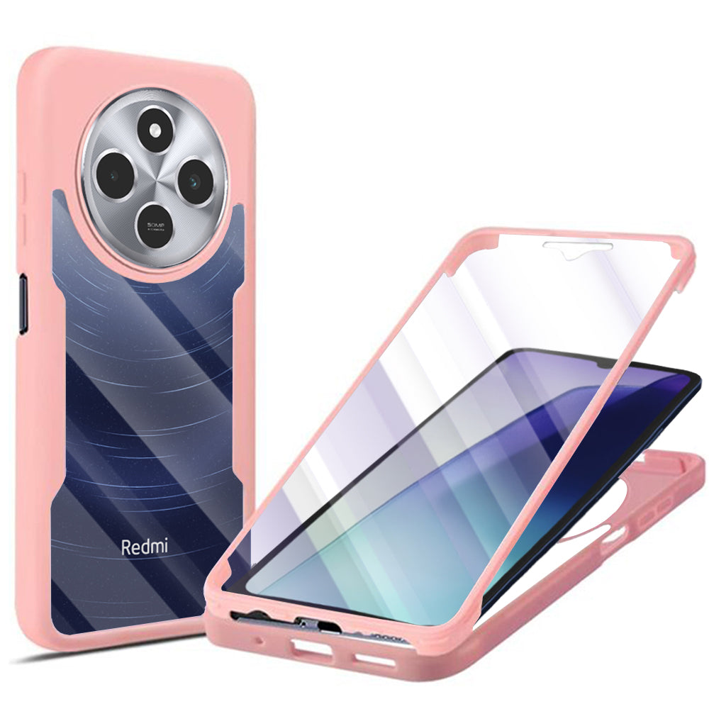 Techsuit - ColorVerse 360 Series + Screen Protector - Xiaomi Redmi 14C / Poco C75 - Pink