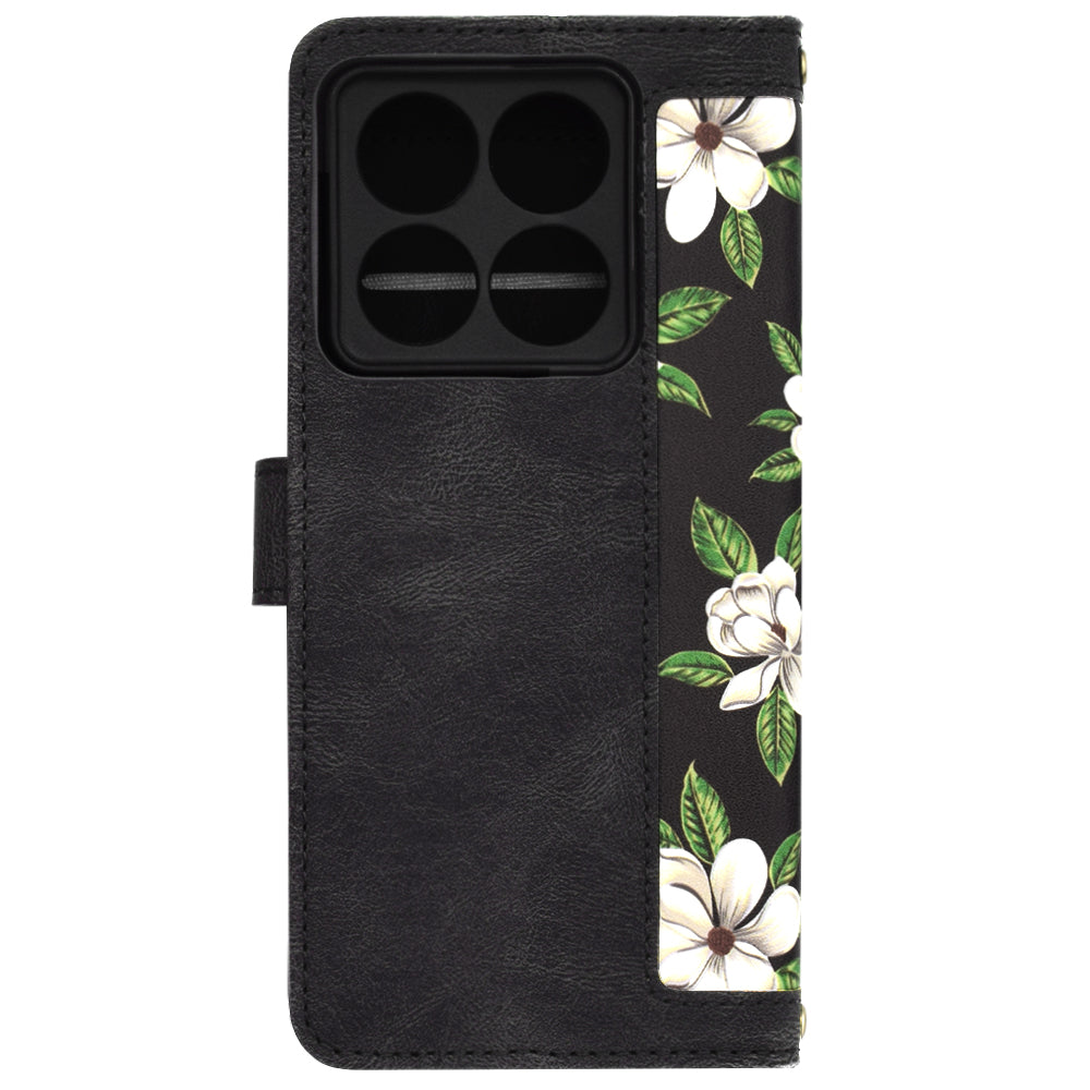 Techsuit - FlipCraft - Xiaomi 14T Pro - Flowers of the Dawn