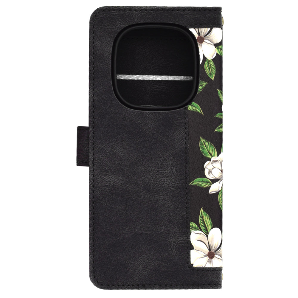 Techsuit - FlipCraft - Xiaomi Redmi Note 14 Pro 5G / Poco X7 - Flowers of the Dawn